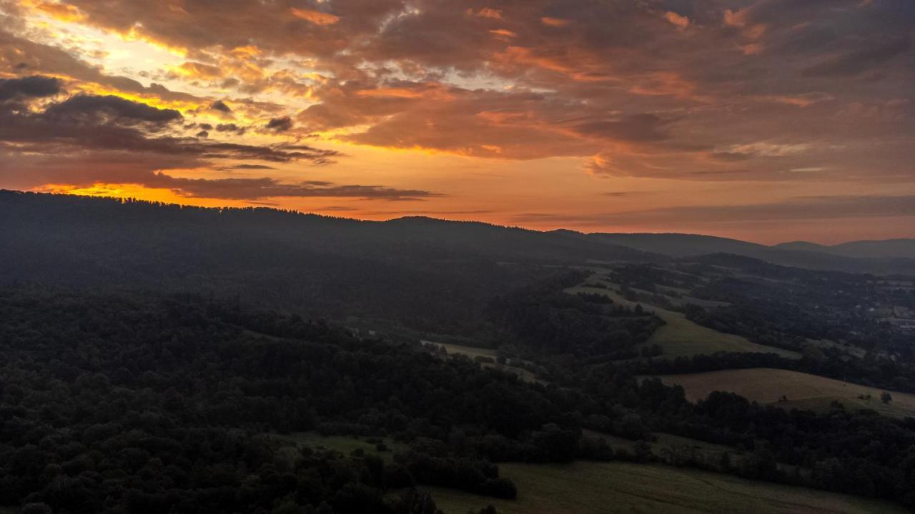 Villa Bieszczadzka Bania Lesko Esterno foto