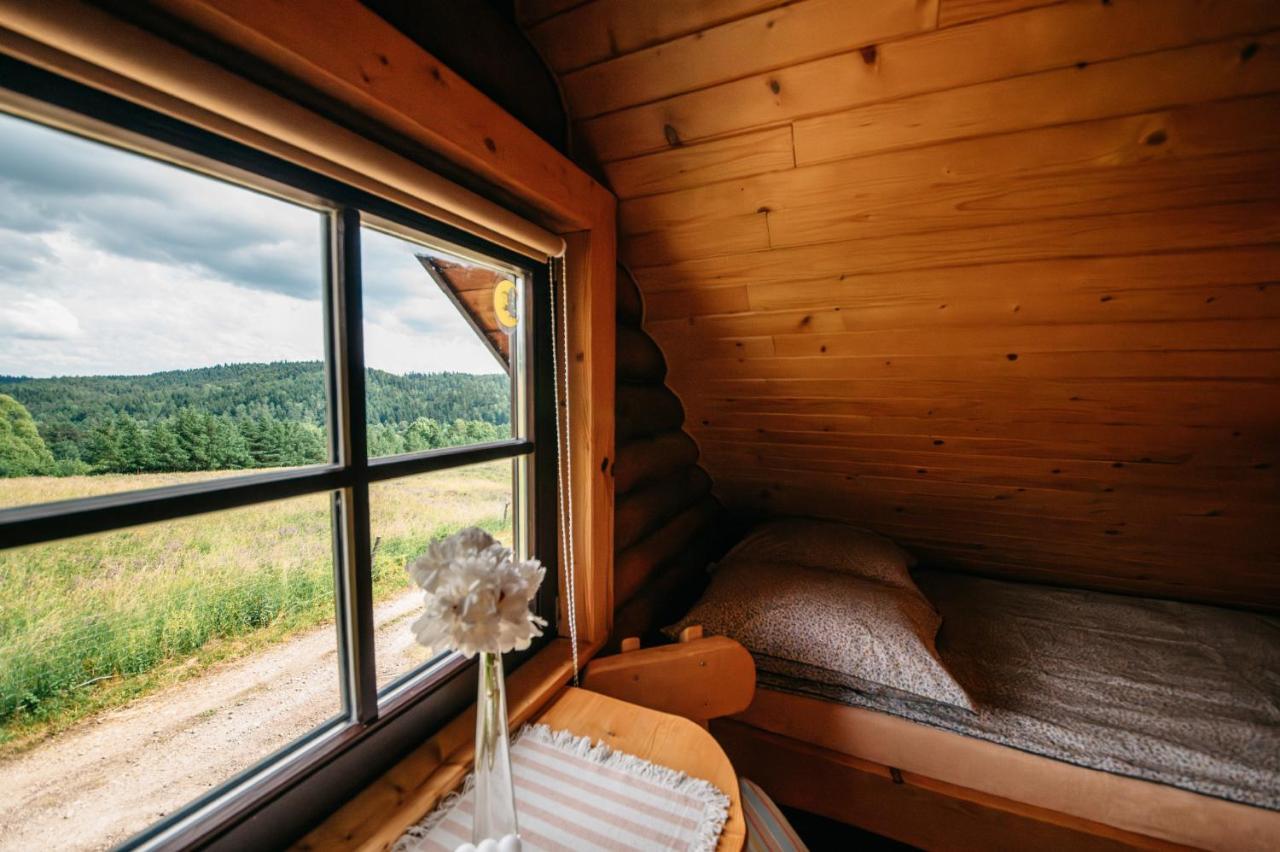 Villa Bieszczadzka Bania Lesko Esterno foto