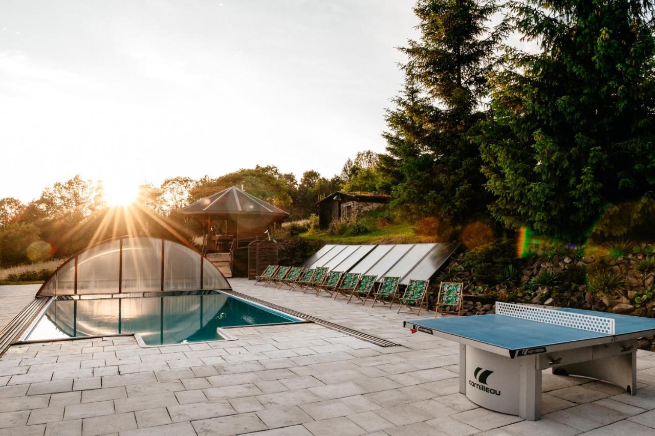 Villa Bieszczadzka Bania Lesko Esterno foto